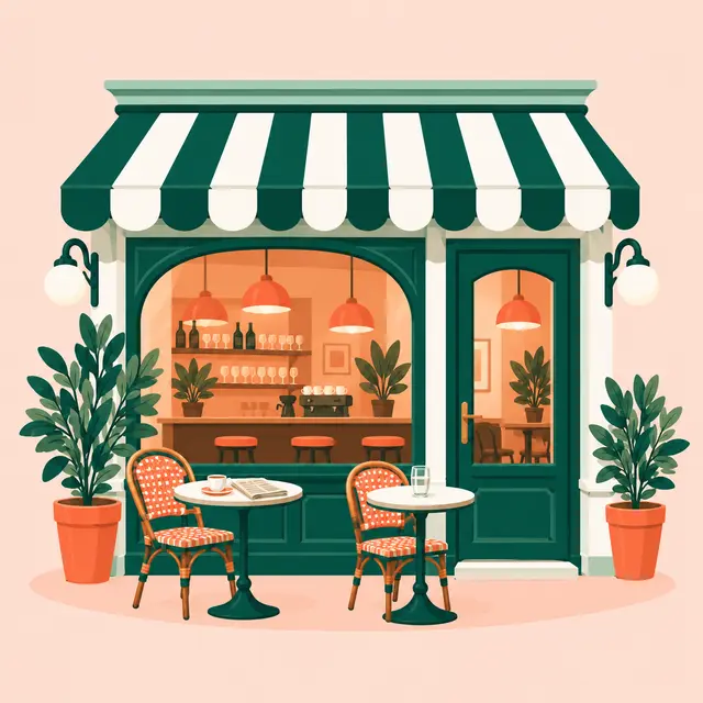 Illustration : Café / bar / bar-tabac