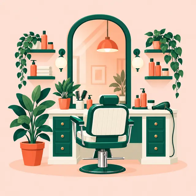 Illustration : Coiffeur / barbier