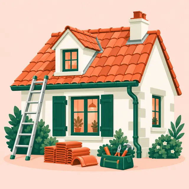 Illustration : Couvreur / zingueur