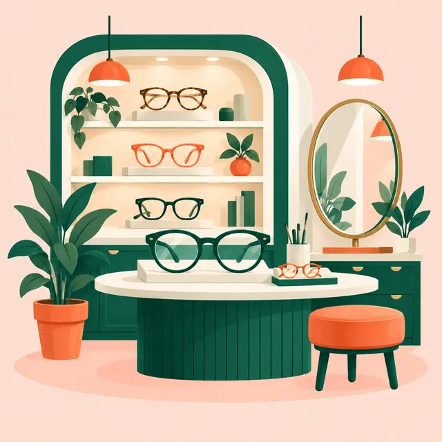 Illustration : Opticien