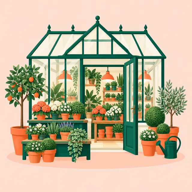 Illustration : Pépiniériste / jardinerie