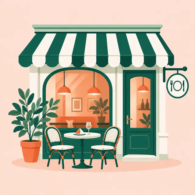 Illustration : Restaurant