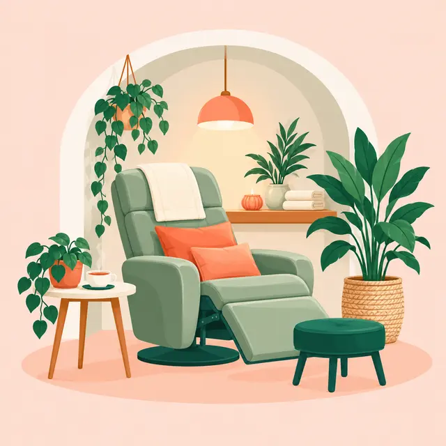 Illustration : Sophrologue / réflexologue