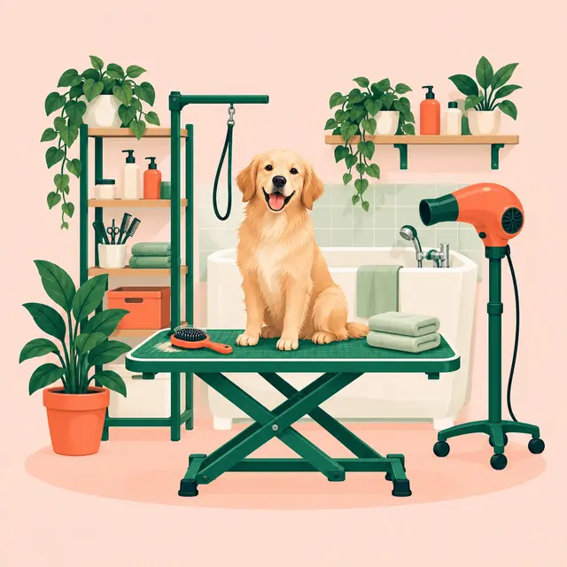 Illustration : Toiletteur animalier